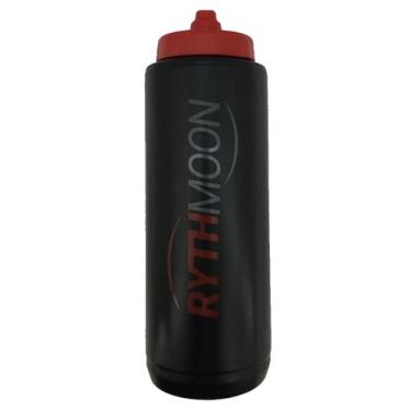 Imagem de Squeeze Automático Tipo Gatorade 1lt com logo Rythmoon, Preto, Vermelh