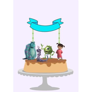 Imagem de Topo de bolo monstros s.a - MARILINDA