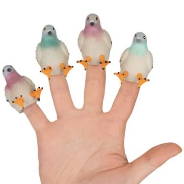Imagem de Fantoches de dedo de pombos (pacote com 4)