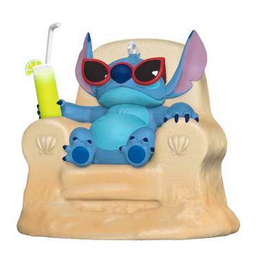 Imagem de Hallmark Keepsake Enfeite de Natal 2024, Disney Lilo & Stitch Sun-Kissed Stitch, presentes para fãs da Disney