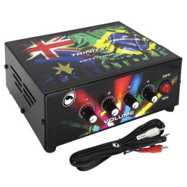 Imagem de Amplificador de Mesa Trinity Fifty Four 200W RMS 4 Canais - Ideal Para