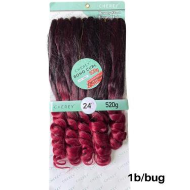 Imagem de Cabelo Para Trança Com Cachos Boho Curl Pacotão 520g Cherey - bbless, 