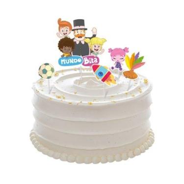 Imagem de Topo de Bolo Festa Mundo Bita- Pacote com 5 peças - Regina