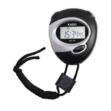 Imagem de Cronômetro e relógio Digital com alarme portátil Kasvi