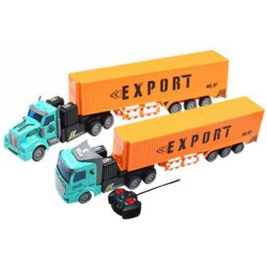 Imagem de Caminhão Carreta De Controle Remoto Export A Bateria Brinquedo Infanti