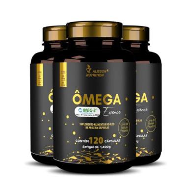 Imagem de Omega 3 Essence Meg-3 Óleo De Peixe 3x120 Cápsulas Epa Dha Alisson Nut