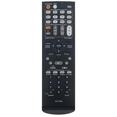Imagem de PERFASCIN Controle remoto de substituição RC-709M adequado para receptor AV Onkyo 7.1 canais Home Theater TX-SR506 TX-SR576