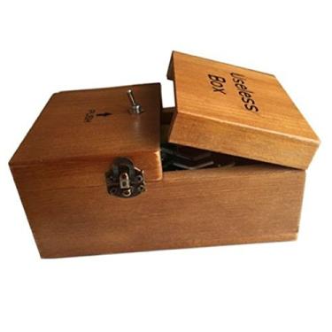 Imagem de Useless Box Turns Itself Off Storage Box Leave Me Alone Machine Fully Assembled