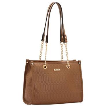 Imagem de Bolsa Feminina Chenson Original Matelassê Ombro 3484858 Marrom