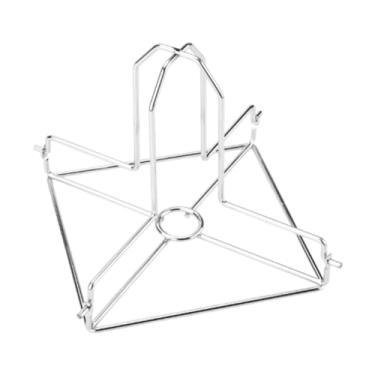 Imagem de Ioensy Lata de cerveja de suporte de galinha, aço inoxidável resistente a frango assado frango estande para torcida tenra frango churrasco peru