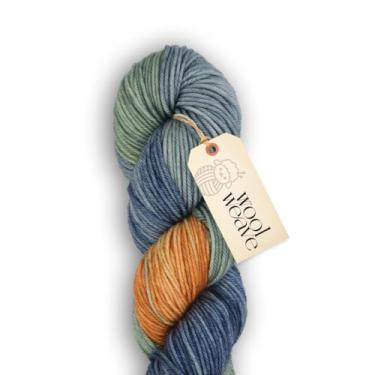 Imagem de Woolweave Fio penteado – 100% fio de lã merino extrafina para tricô e crochê – tingido à mão, ultramacio e quente – novelo de 100 g, 180 metros – lavável na máquina