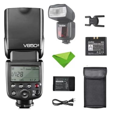 Imagem de Godox V850II V850 Flash para Sony Canon Nikon Pentax Fuji Olympus Panasonic GN60 2.4G 1/8000s HSS 650 Full-Power Flashes 2000mAh Li-ion Battery 1.5s Recycle Time Camera Speedlight Speedlite