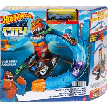 Imagem de Hot Wheels City Pista de Brinquedo Nêmesis Gorila para crianças a partir de 4 anos