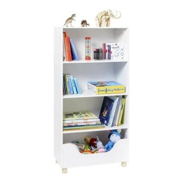 Imagem de Organizador Estante Infantil Liam 100% mdf (quarto Brinquedo)