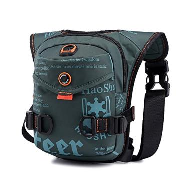 Imagem de Bolsa de perna de ciclismo, bolsa de cintura multifuncional, bolsa de perna de motocicleta, masculina, impermeável, de nylon, bolsas de perna para coxa, quadril, pochete de cintura para meninos