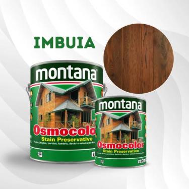 Imagem de Osmocolor Stain Imbuia Acetinado 900ml Montana Madeira - Montana Quími