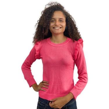 Imagem de Blusa Feminina Tricot Lã Grossa Ampla De Frio Inverno 484 - Deeyaa, Ro
