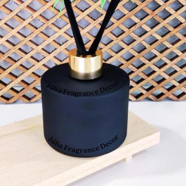 Imagem de Frasco difusor de vidro redondo 220ml - QUERO PRESENTEAR - Júlia Fragr