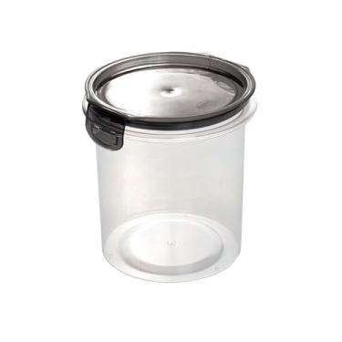 Imagem de Porta Mantimentos Trava Mais Redondo Cristal 1,2L Plasútil