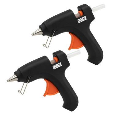 Imagem de 2 Pistolas Aplicadores De Cola Quente 20W Bivolt 110/220V Para Cola Fi