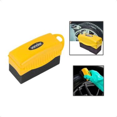 Imagem de Esponja Aplicadora Silicone Rodas Multiuso Com Suporte - Vonder