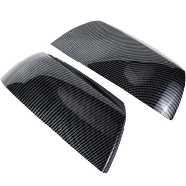 Imagem de Rldym Tampa do espelho retrovisor, lado esquerdo do motorista e lado direito do passageiro para Toyota Tundra Sequoia 2007-2021, capa de substituição da tampa do espelho 879150C040, 879450C020, cor de