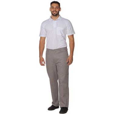 Imagem de Calça Profissional Operacional Brim Cós Meio Elástico