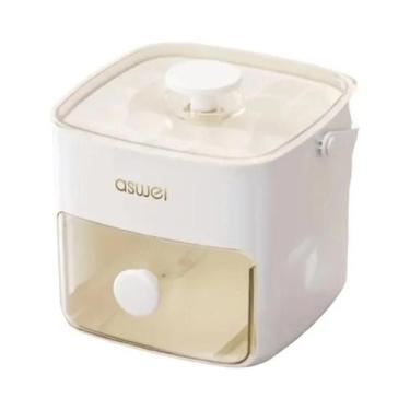 Imagem de Máquina De Gelo Portátil De Camada Dupla De 48 Cubos Com Tampa De Fáci
