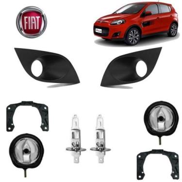 Imagem de Farol Milha+Moldura Palio Attractive 2018 H1 Par - BWR