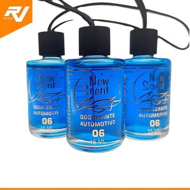 Imagem de Kit 3 Aromatizante Cheirinho Carro Essência Importada Newscent 15ml