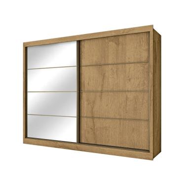 Imagem de Guarda Roupa Casal Orleans LA 2.20 02 Portas Desliz Jequitiba Brilho -  HENN  2198