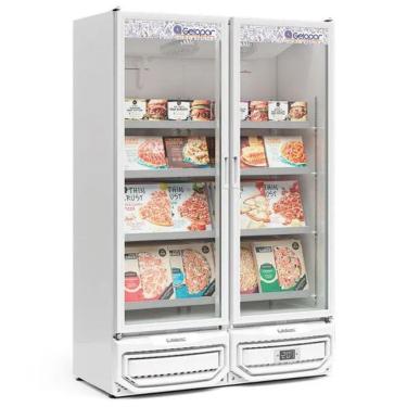 Imagem de Freezer Expositor Vertical 2 Portas GCVC950EL Branco Gelopar 220V