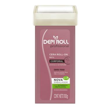 Imagem de Cera Depilatória Roll-on Corporal Depi Roll Rosa Refil 100g