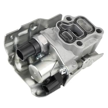 Imagem de YESHMA Válvula de carretel solenoide VTEC com junta de interruptor de pressão de óleo compatível com Honda Accord Acura CR-V Element 2.4L Civic RSX 2.0L 2002-2011 Substituição para 15810-RAA-A03 15810