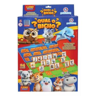 Imagem de Jogo Recreativo Infantil Qual o Bicho Game Brinq - Polibrinq