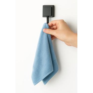 Imagem de Suporte Porta Toalha De Rosto Banho Gancho Com Fita Dupla Face 3m - Ar