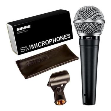 Imagem de Microfone Shure Sm48-Lc De Mão Dinâmico, Cardioide, dinâmico, unidirec