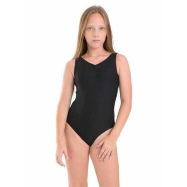 Imagem de Maiô Infanto Juvenil Preto Solenza Moda Praia, 20 - M Adulto (40), Pre