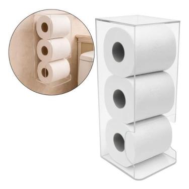 Imagem de suporte para papel higiênico de acrilico - acrilico ww