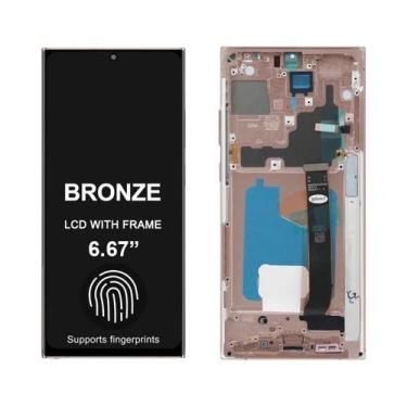 Imagem de Tela sensível ao toque lcd super amoled para samsung galaxy note 20 ul