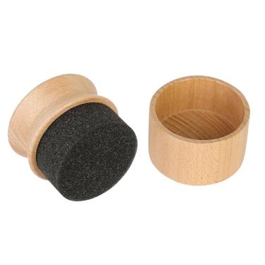 Imagem de Thirteen Chefs Aplicador de óleo e cera premium para tábuas de corte com cabo de madeira - Manutenção sem bagunça para óleo mineral