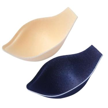 Imagem de Pacote com 2 calcinhas masculinas que melhoram a protuberância, bojo com esponja, roupa de banho acolchoada para natação, tanga sexy, Amarelo + azul marinho, tamanho �nico