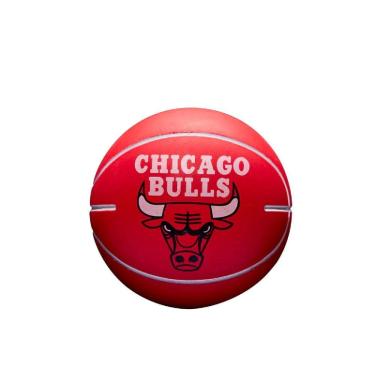 Imagem de Bola de Basquete Miniatura Dribbler Chicago Bulls Colecionável Wilson