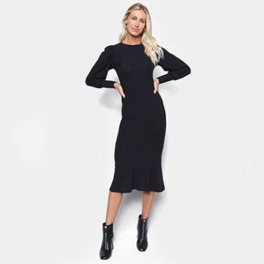 Imagem de Vestido Volare Manga Longa Bufante Feminino-Feminino