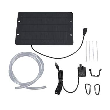 Imagem de Bomba de fonte de água solar 6V 10W Painel solar de alta eficiência, alimentado por USB, ângulo ajustável de jardim ao ar livre Banho de peixe tanque de peixe lago