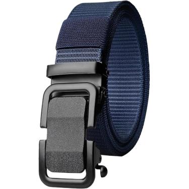 Imagem de Cinto Masculino De Lona De Nylon Web Cinto De Fivela Automática Cinto Tático, Navy, 125