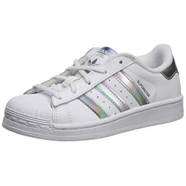 Imagem de Tênis infantil Adidas Originals Superstar, White/White/Gold Metallic, 3