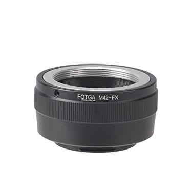Imagem de FocusFoto Adaptador M42-FX para lente de montagem de parafuso M42 42 mm compatível com Fujifilm Fuji X-Mount Mirrorless corpo de câmera X-H2, X-H2S, X-T5, X-T4, X-T3, X-E4, X-T200, X-T100, X-T30 II
