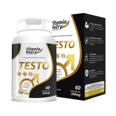 Imagem de Testo Vitamin Nutry 60 Cápsulas - Bionutrir - MedinFarm, Sem Sabor