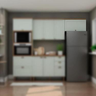 Imagem de Armário de Cozinha Genialflex Iluminata Aéreo 70 Cm Hortelã